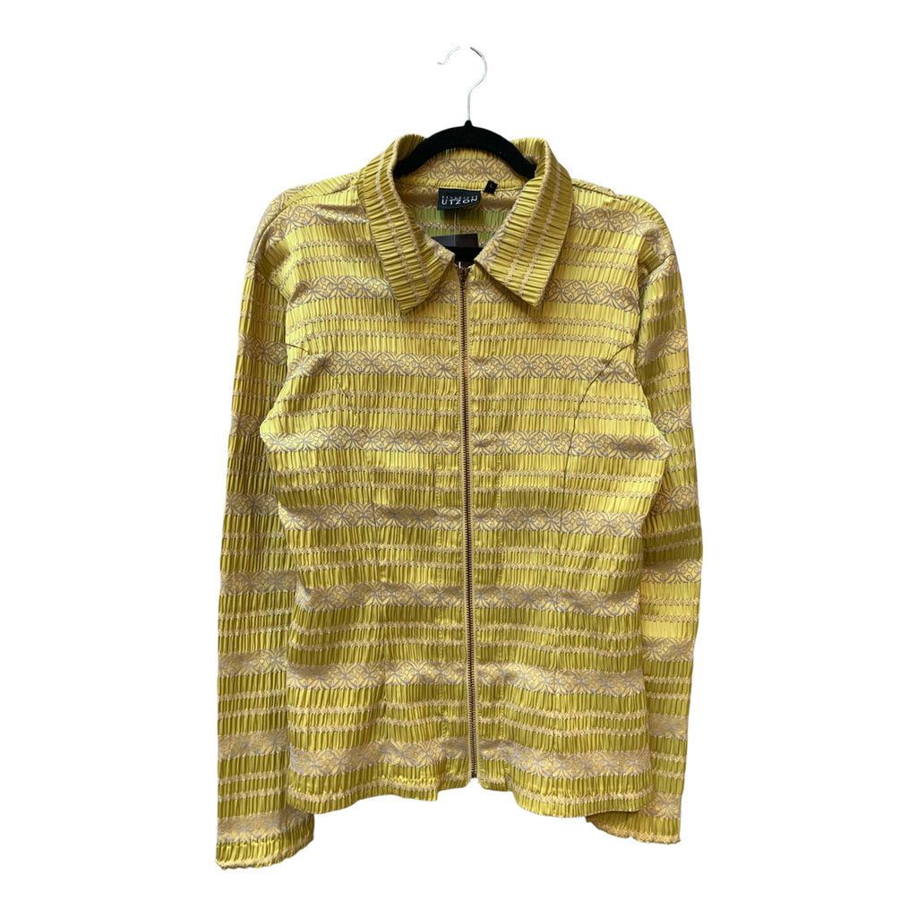 Benedikte Utzon Pleated Zip-Up Jacket