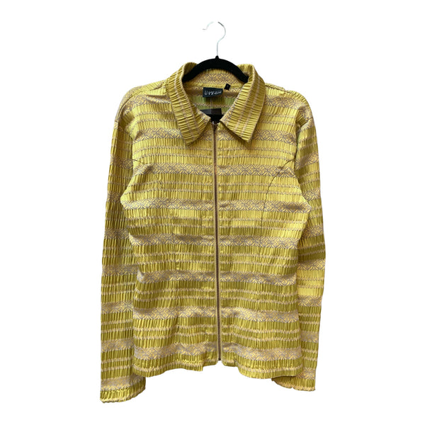 Benedikte Utzon Pleated Zip-Up Jacket