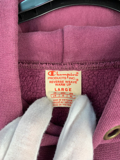 Mens Violet Champion Reverse Weave Hoodie