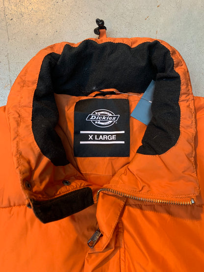 Vintage Dickies Heavyweight Orange Puffer Jacket