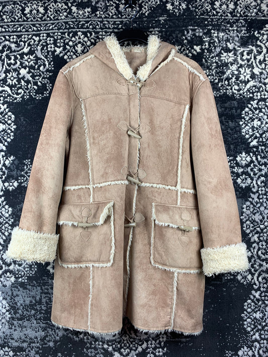 Women's Vintage Light Brown Winter Coat