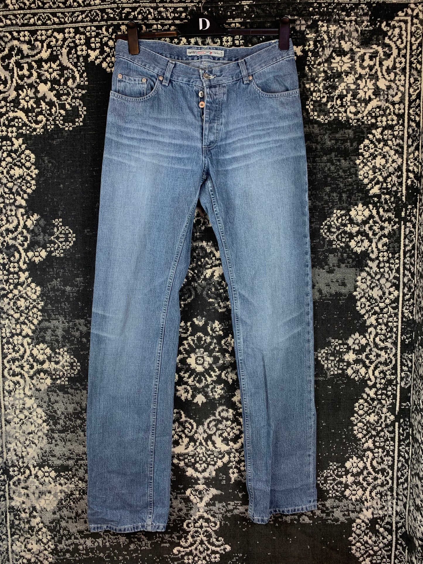 Men's Vintage Sushi Loose Fit Jeans