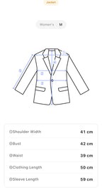 Vero Moda Blue Suede Biker Jacket