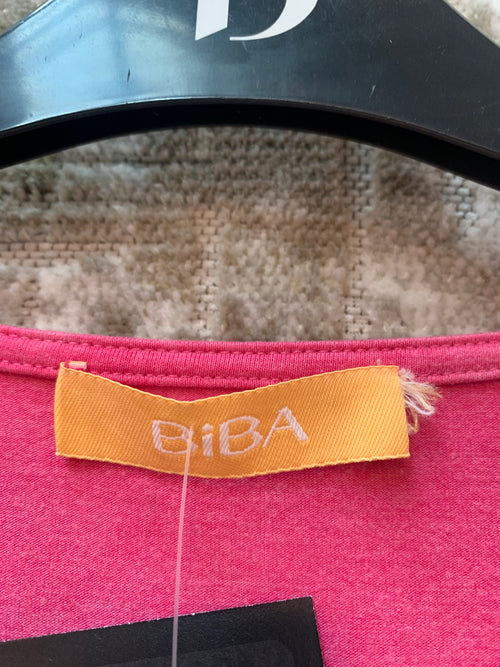 Biba Floral Print Rhinestone Tee