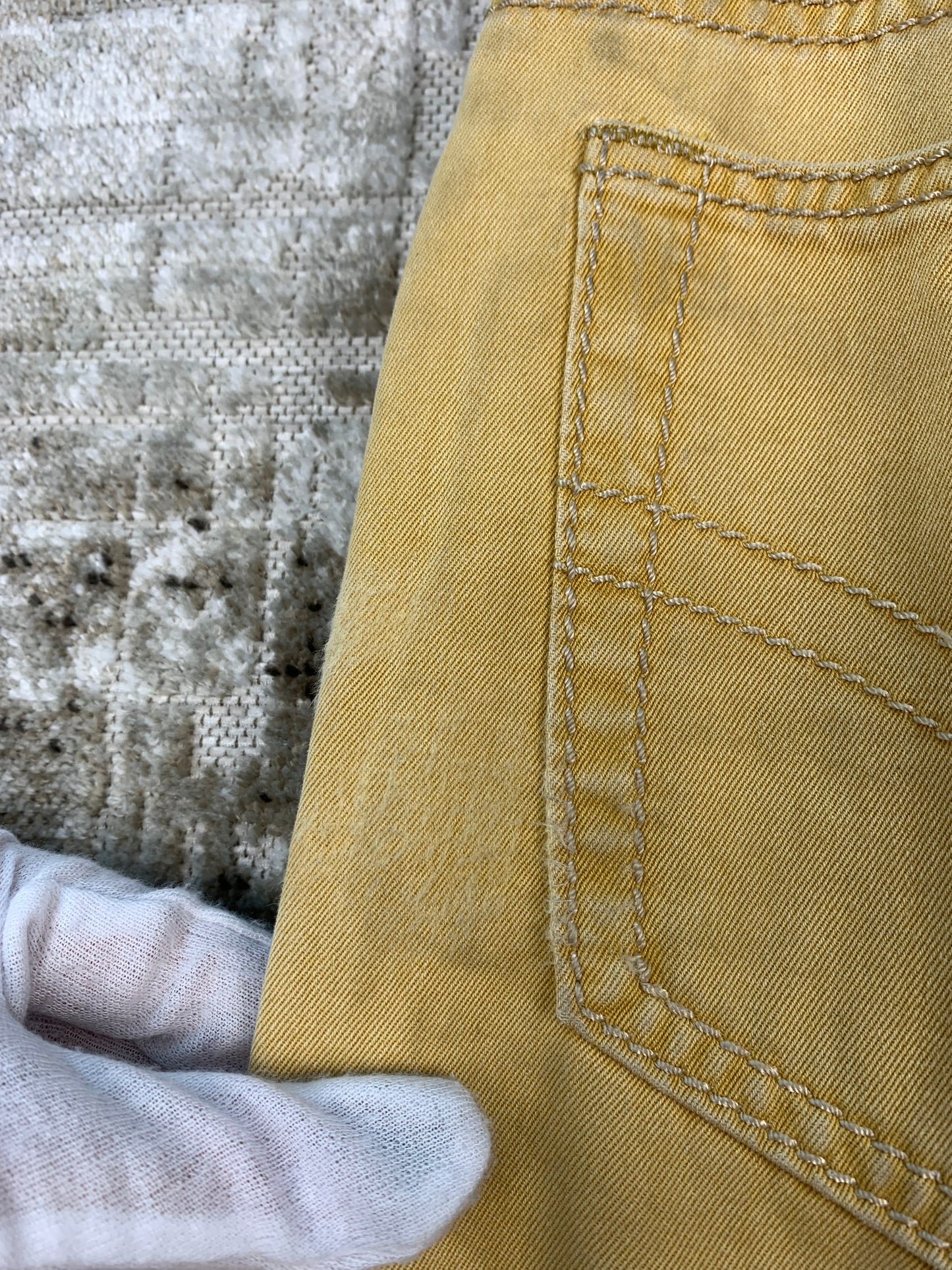 CAMEL Collection Mens Light Yellow Jeans