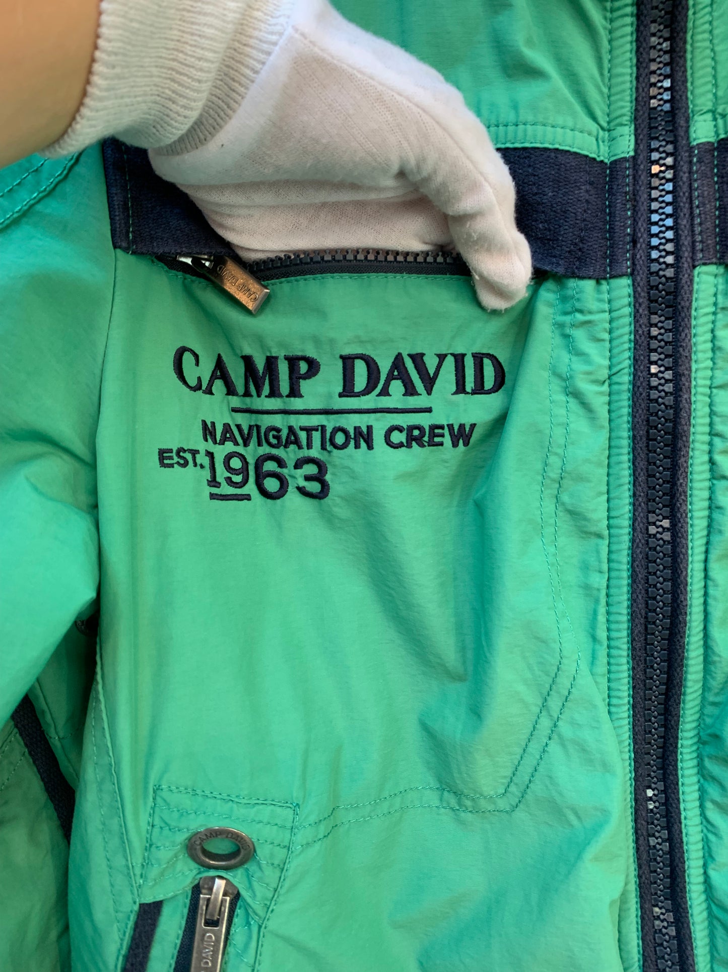 Men's Vintage Camp David Green Sea Jacket