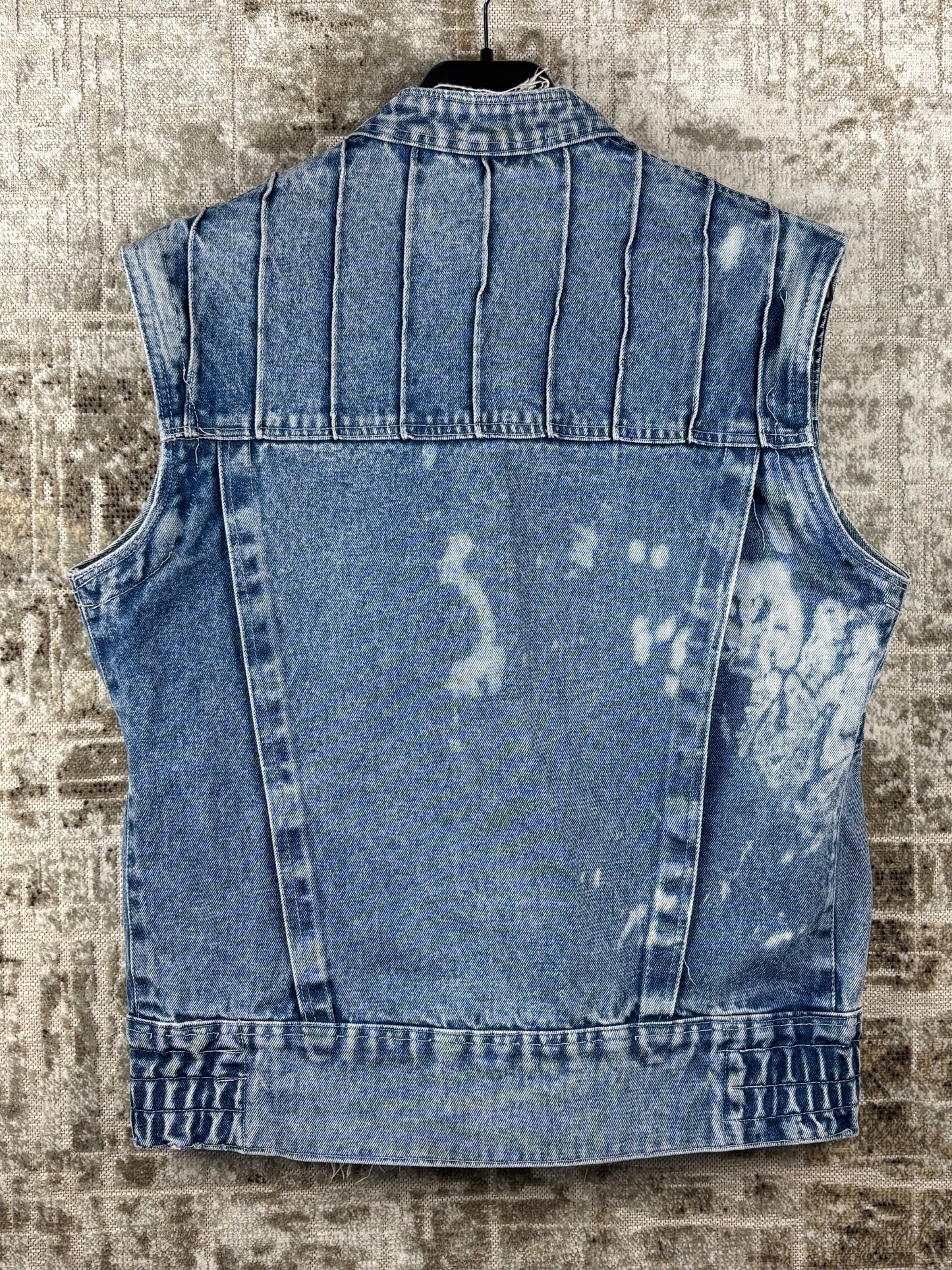 Mens Vintage Denim Utility Vest