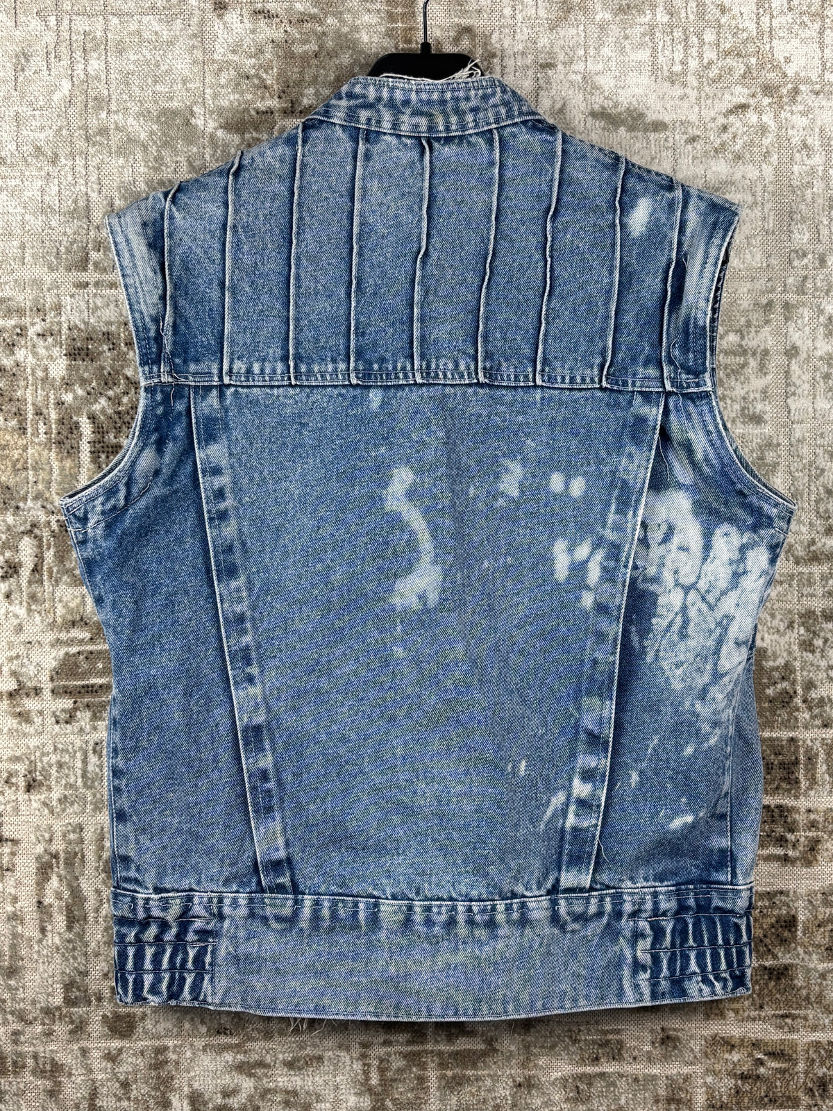Mens Vintage Denim Utility Vest