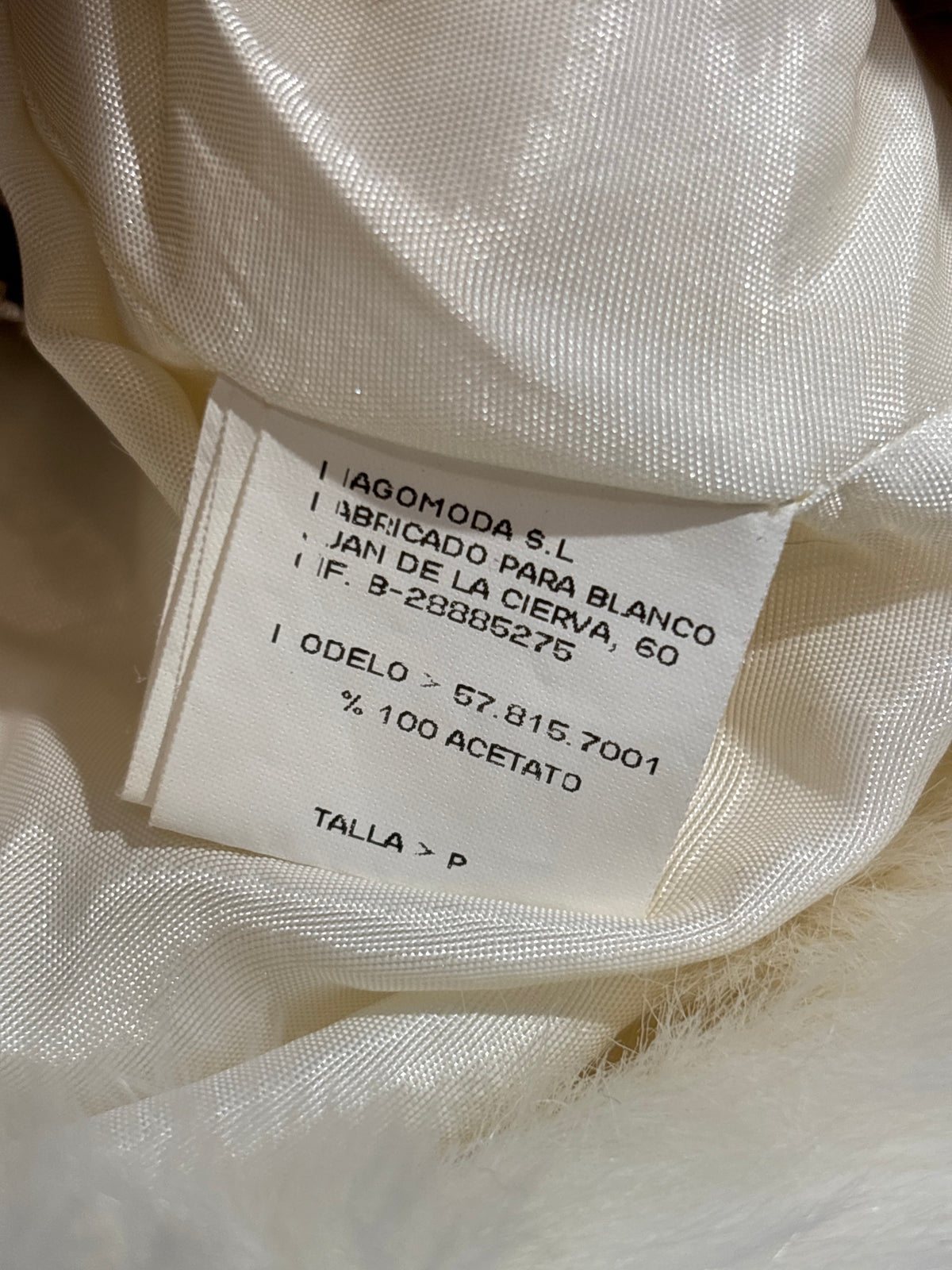 Blanco Y2K Faux Fur Cropped Jacket