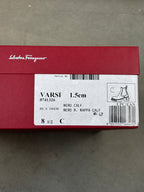 Ferragamo Gancini Logo Detail Black Chelsea Boots