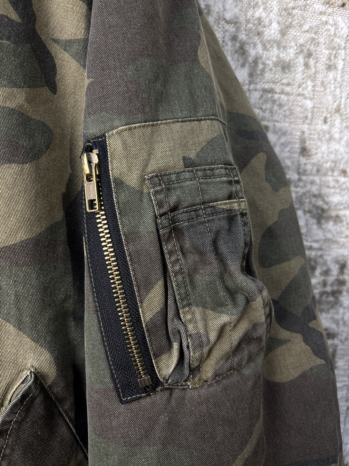 Vulcan Store Camo MA-1 Bomber Jacket