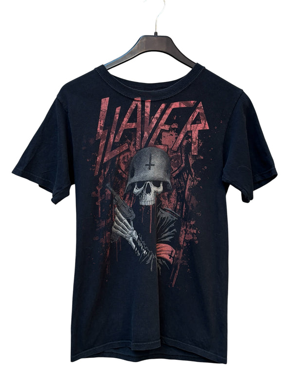 Slayer Skull Helmet Band Tee