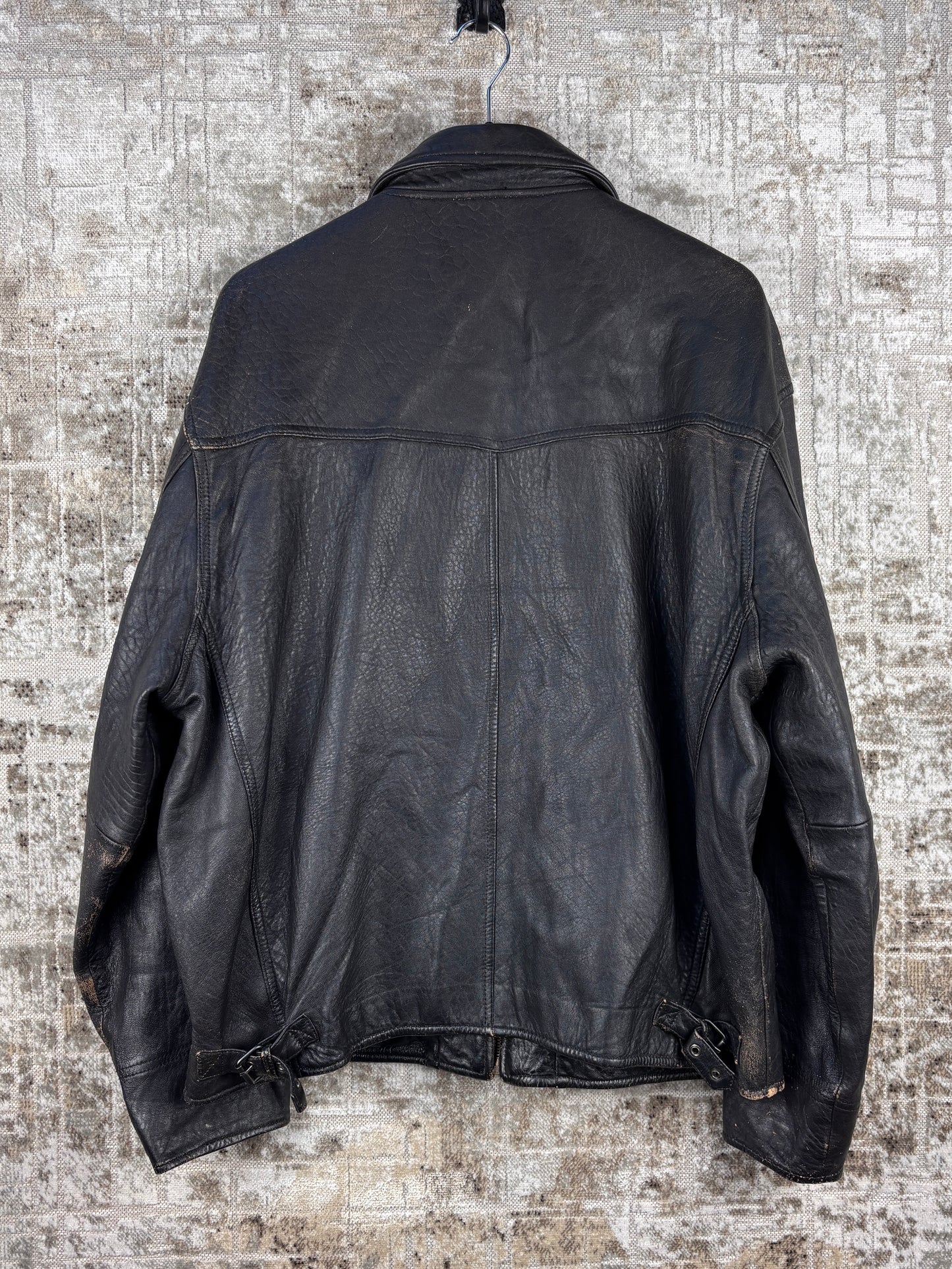 Men's Vintage Guess USA Legends Leather Jacket
