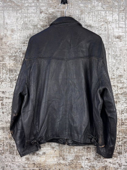 Men's Vintage Guess USA Legends Leather Jacket