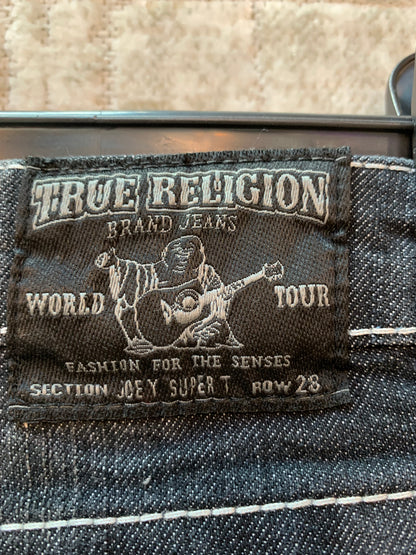True Religion Rhinestone Straight Leg Jeans