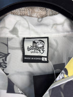 Mens Y2K Southpole White Button Up Shirt