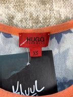 Womens Vintage Hugo Boss Mesh Floral Dress