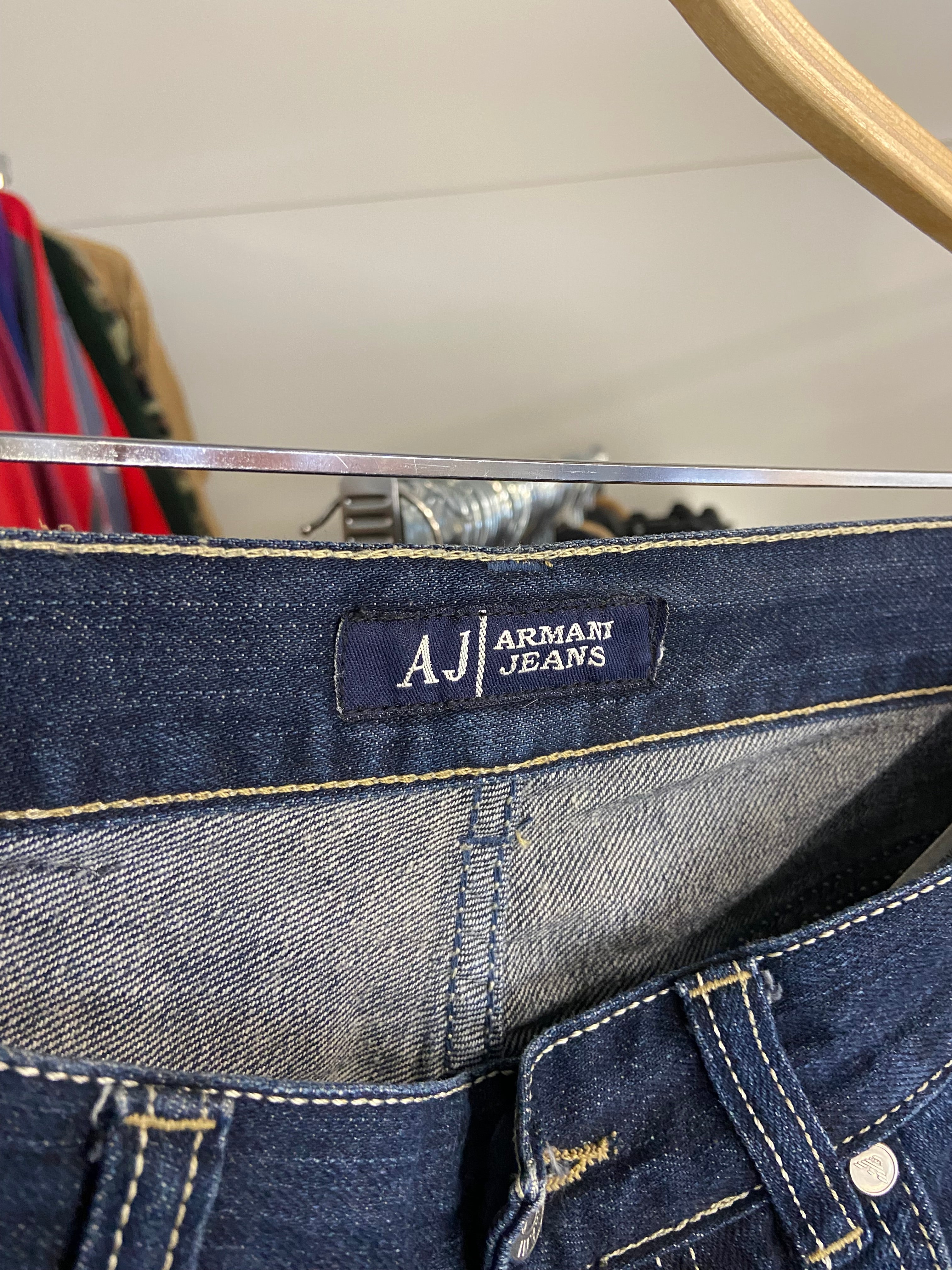Armani Jeans Navy Mens Straight Size 30