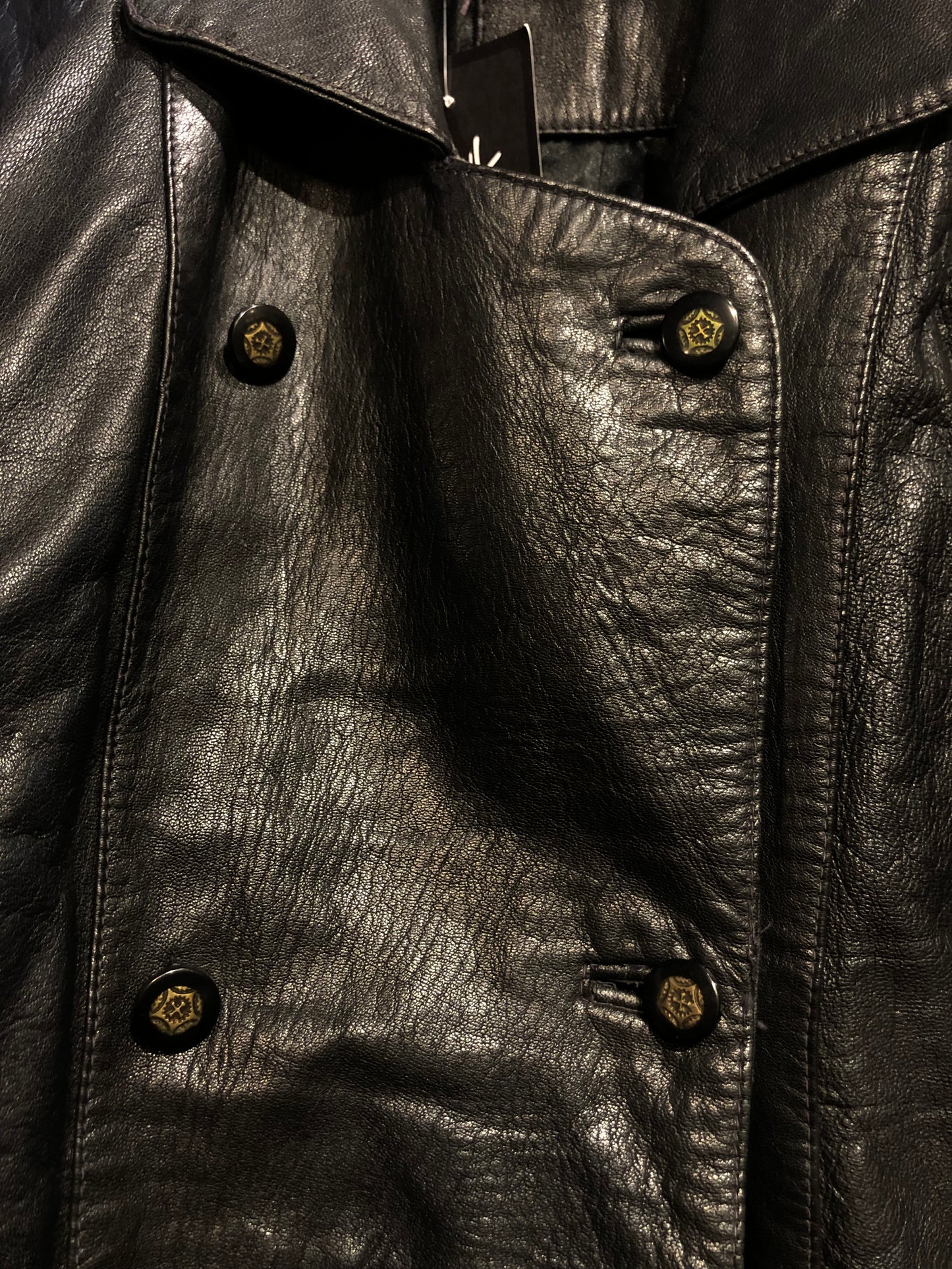 Vintage Black Leather Jacket