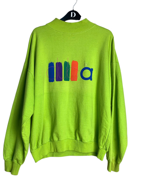 Vintage Cuba Mock Neck Sweatshirt