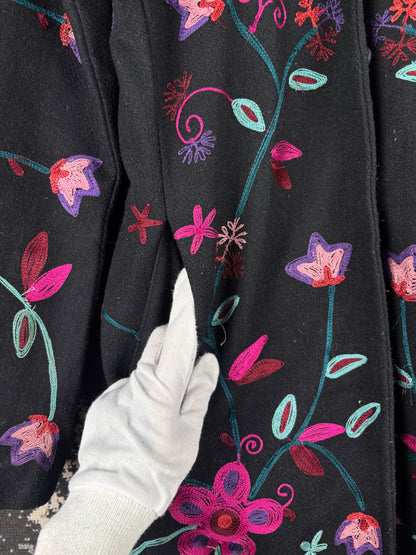 Women’s Vintage Black Wool Coat