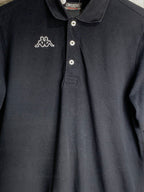 Kappa Black Pique Polo Shirt