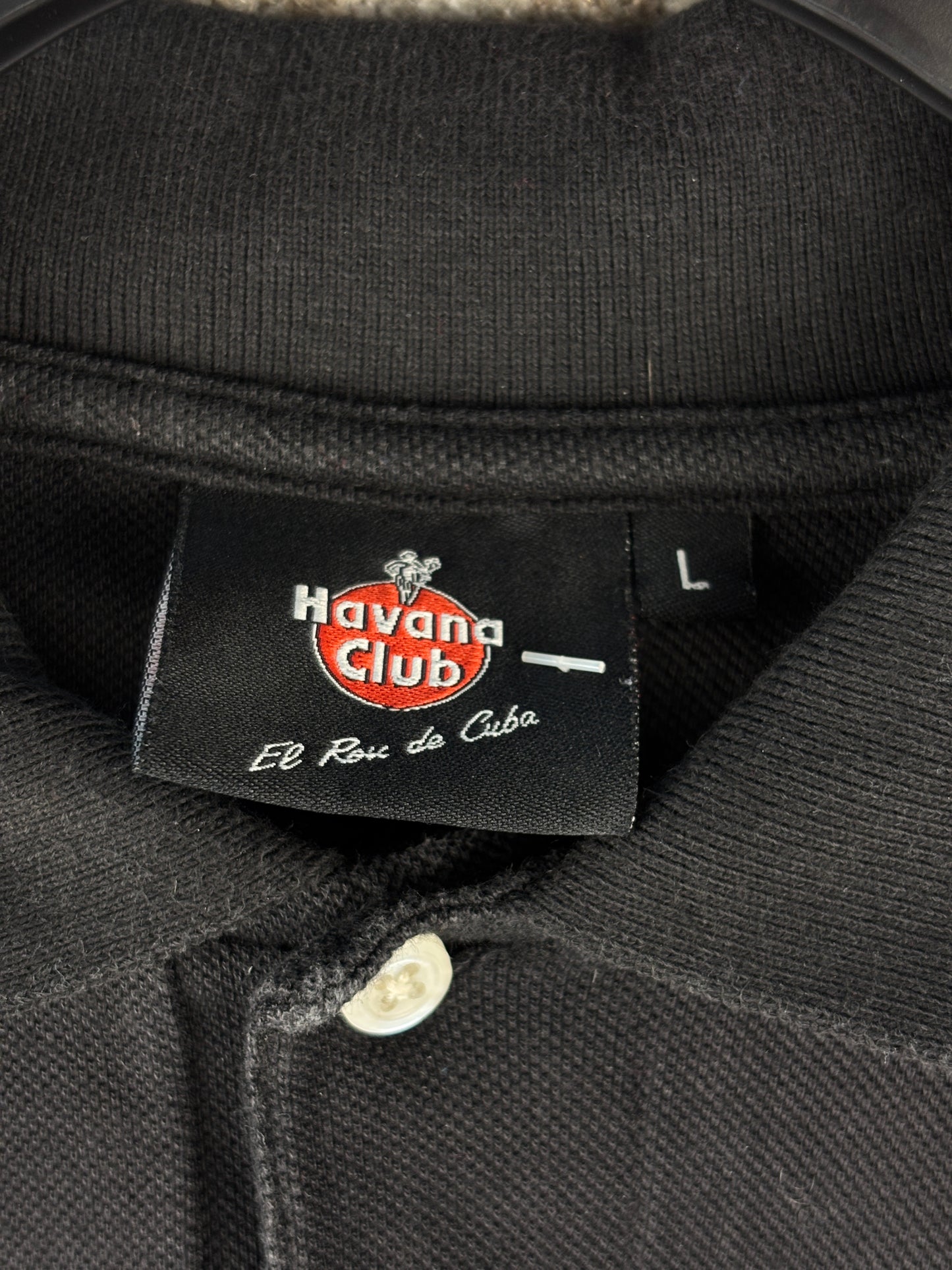 Mens Havana Club Black Polo Shirt