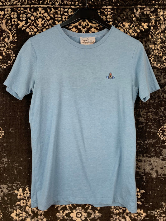 Mens Y2K Vivienne Westwood Baby Blue T Shirt