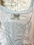 Akela Key Y2K Zip-Front Parachute Dress