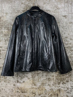 Women's Y2K Black Snakeskin Light Jacket