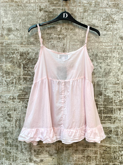 Miss Milla Pink Ruffle Cami Top