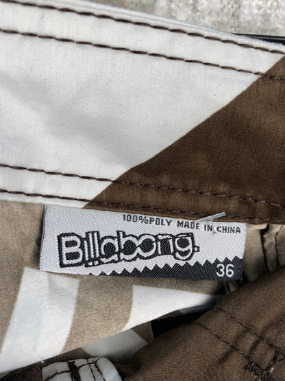 BillaBong Blue White and Brown Design Shorts