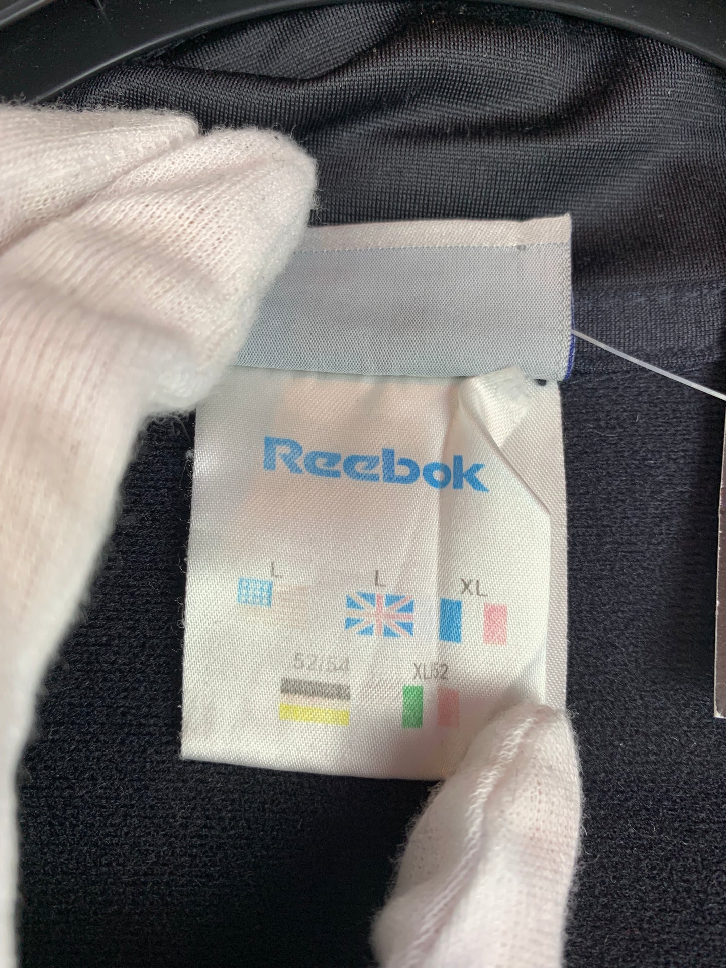 Men's Vintage Black Reebok Track Jacket