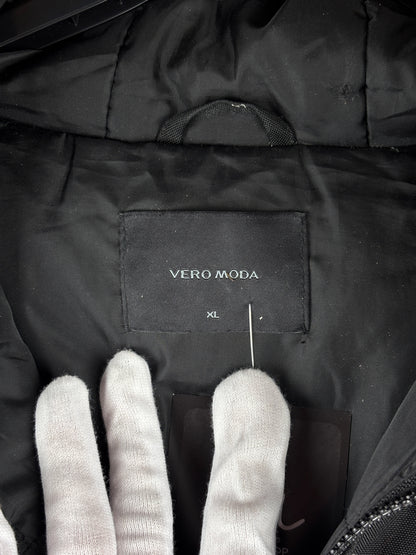 Mens Y2K Vero Moda Black Hooded Jacket