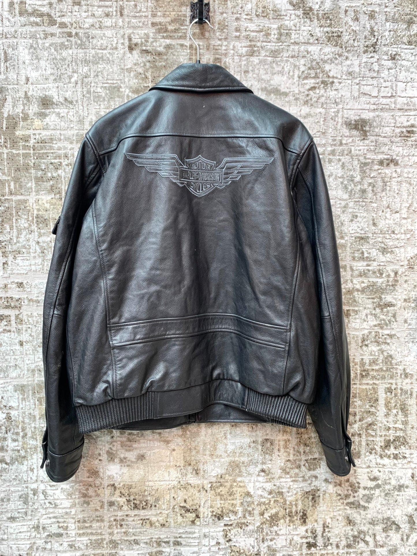 Harley-Davidson Leather Bomber Jacket