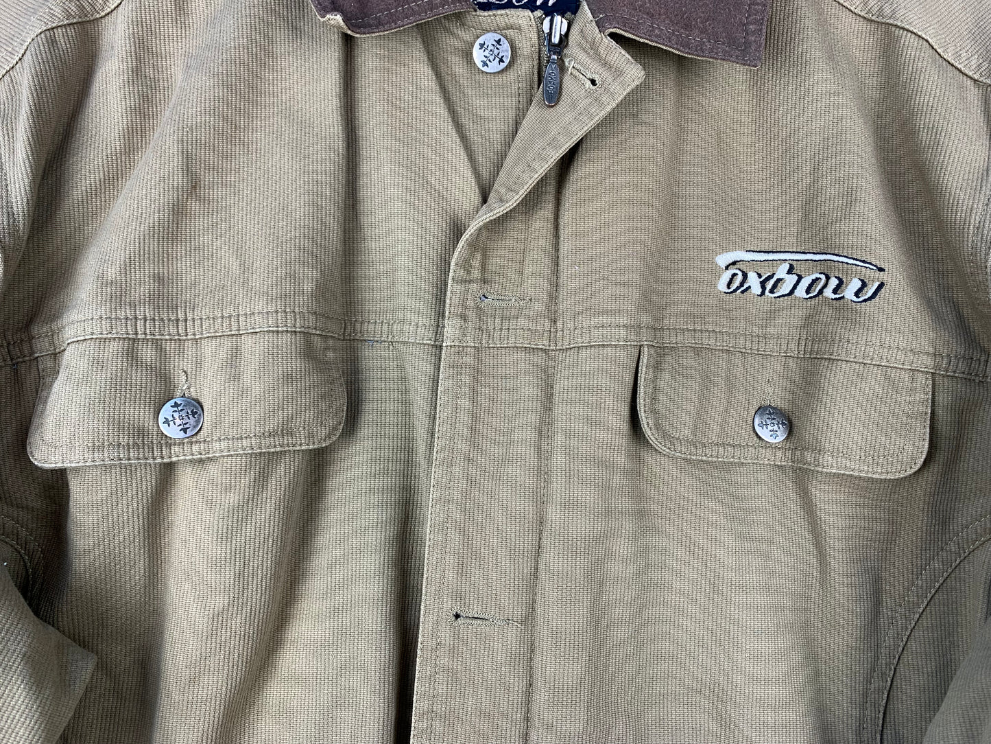 Mens Vintage Oxbou Chore Workwear Jacket