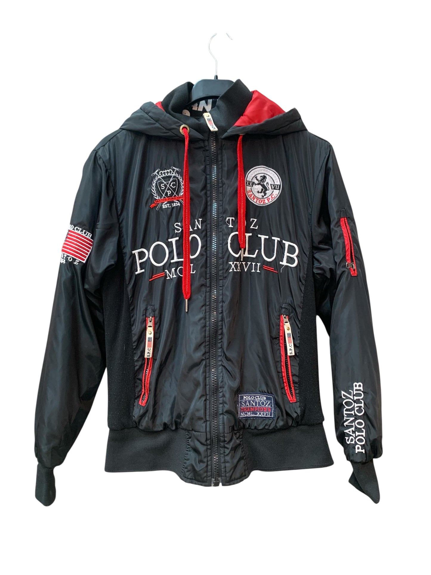 Santoz Polo Club Hooded Bomber Jacket