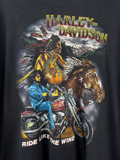 Unisex Vintage Harley Davidson Graphic T Shirt