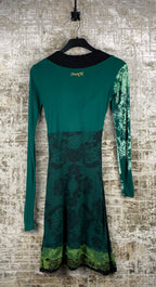 Womens Y2K Green Whimsical Desigual Dress