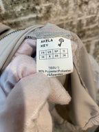 Akela Key Y2K Zip-Front Parachute Dress