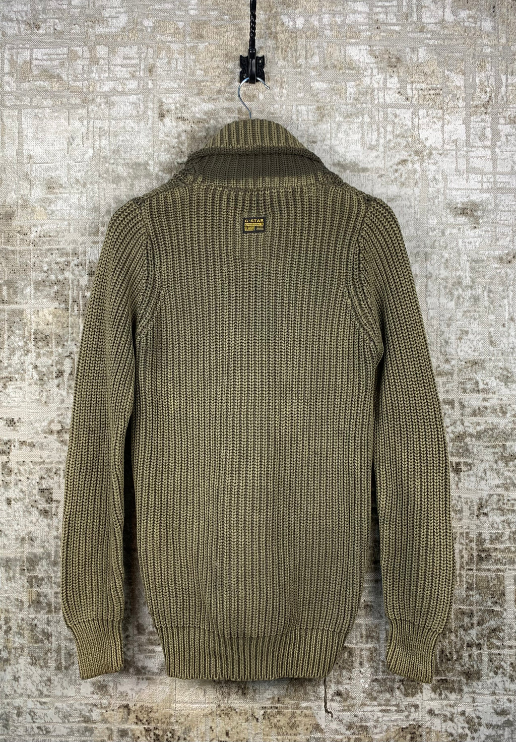 Men's G-Star Raw Green Knit Cardigan