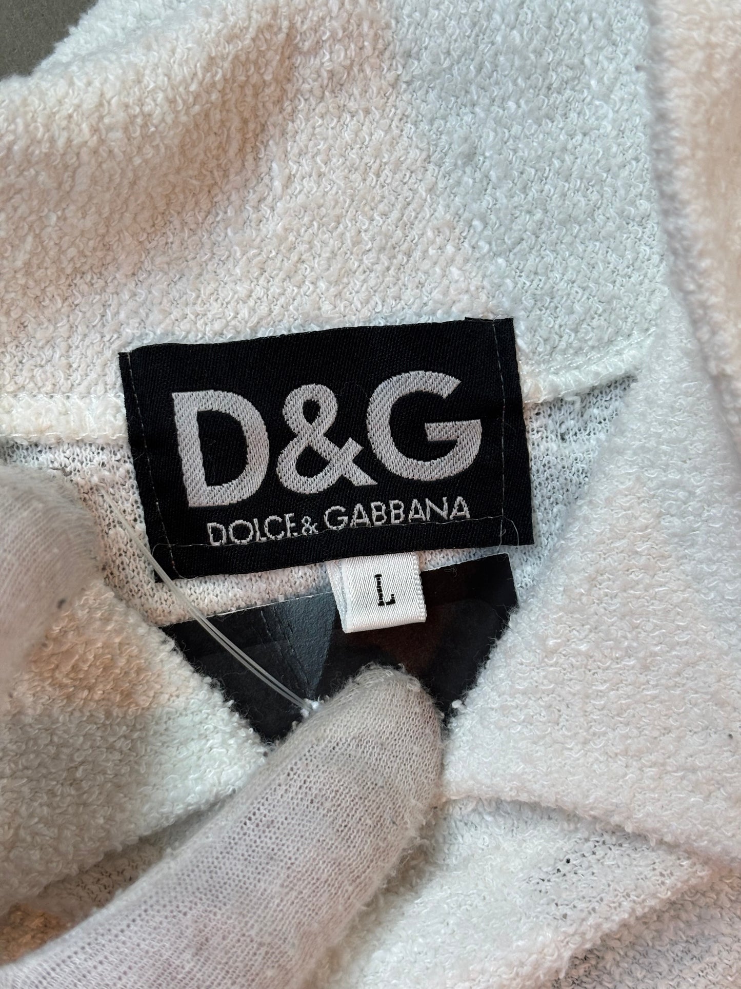 Mens Vintage Dolce And Gabbana Cotton Button Up
