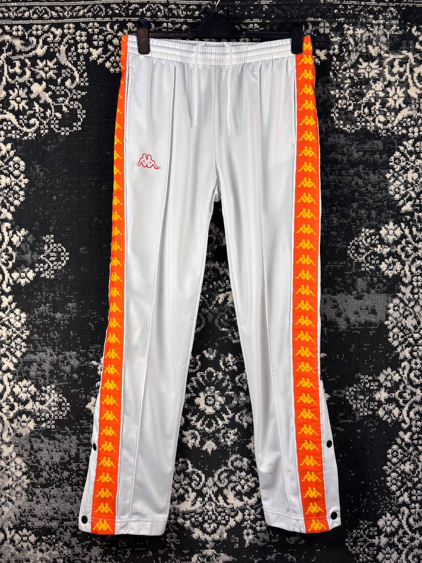 Men's Vintage Kappa White Track Pants