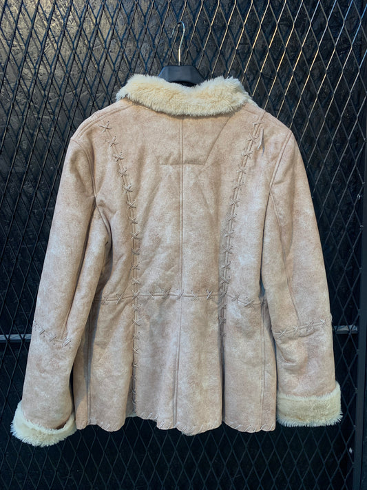 Unisex Vintage Faux Fur Coat