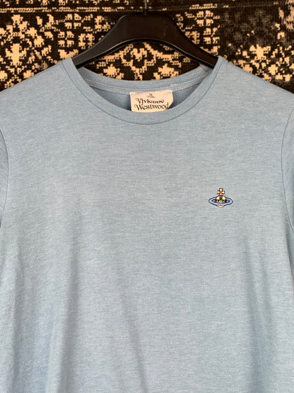 Mens Y2K Vivienne Westwood Baby Blue T Shirt
