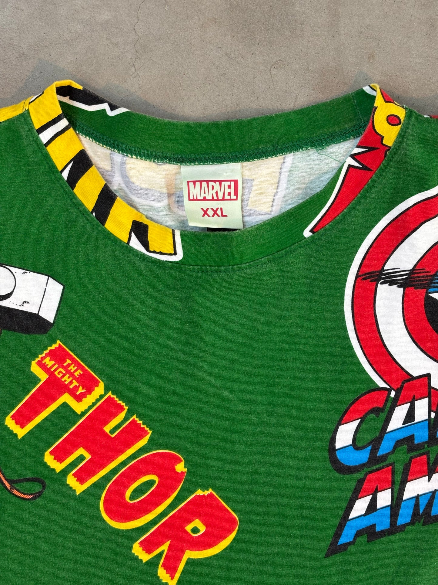 Marvel Heroes Green T-Shirt