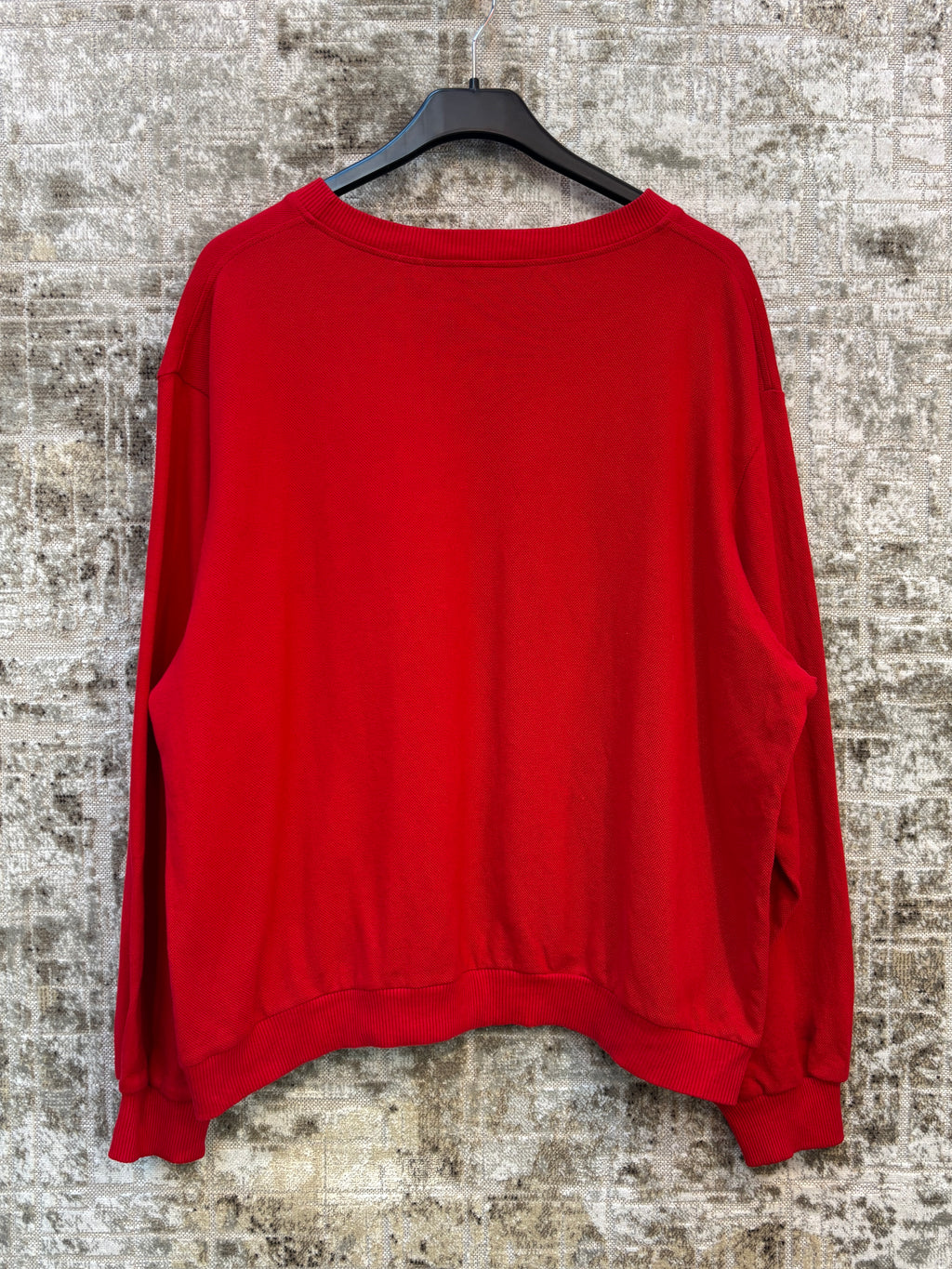 Chemise Lacoste Red Piqué Sweatshirt