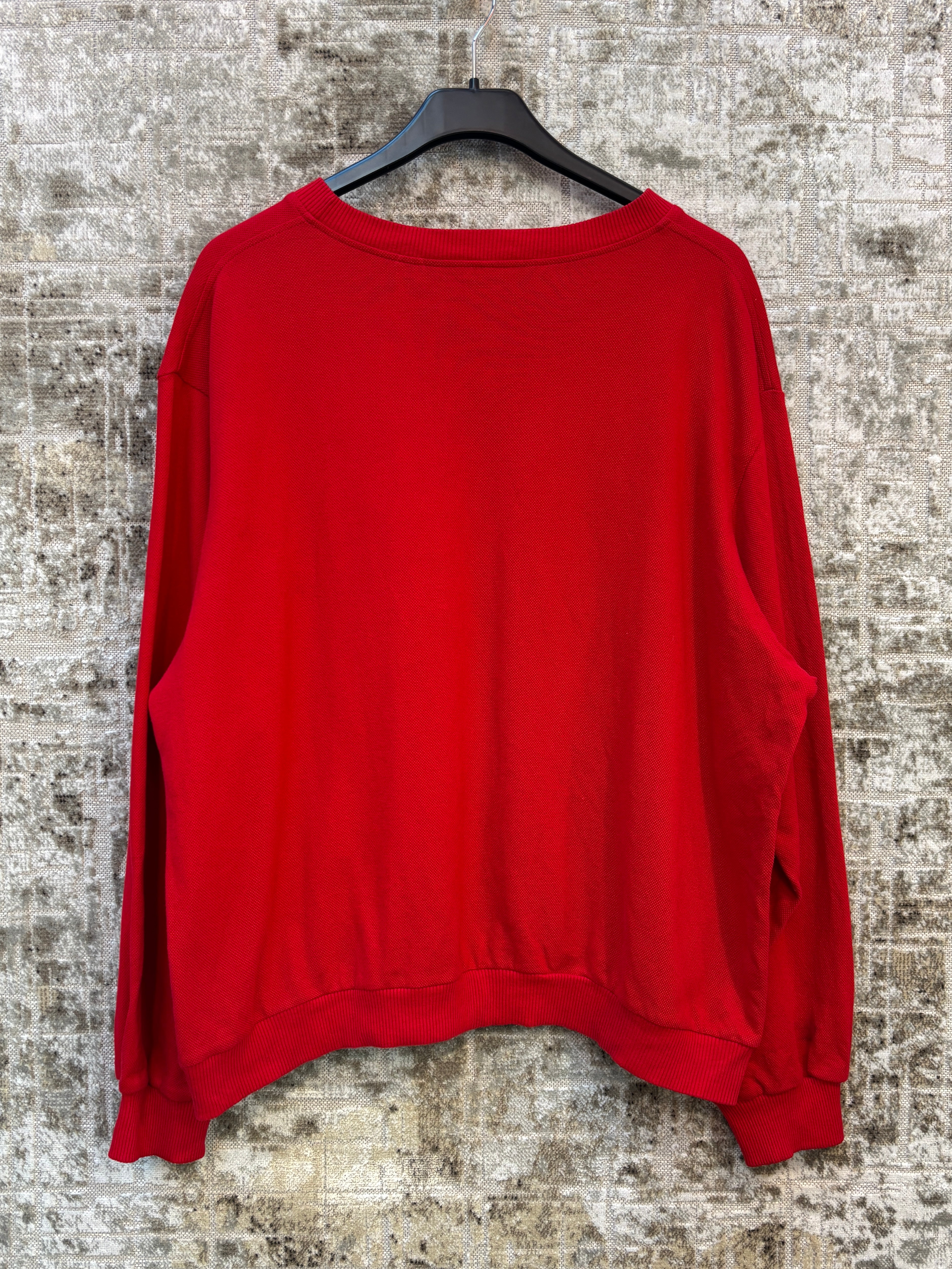 Chemise Lacoste Red Piqué Sweatshirt