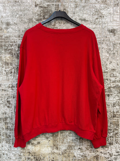 Chemise Lacoste Red Piqué Sweatshirt