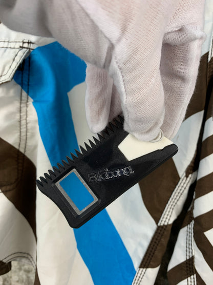 BillaBong Blue White and Brown Design Shorts